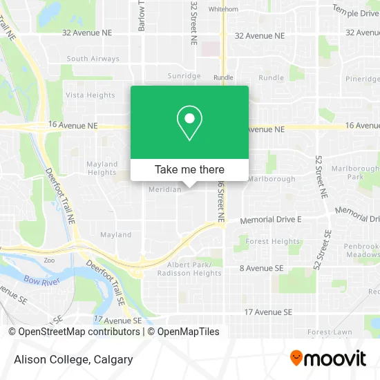 Alison College map