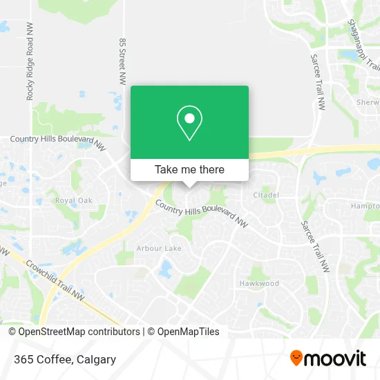 365 Coffee map