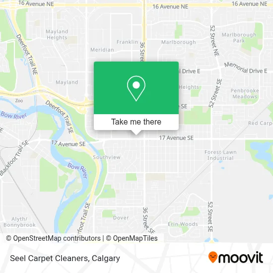 Seel Carpet Cleaners map