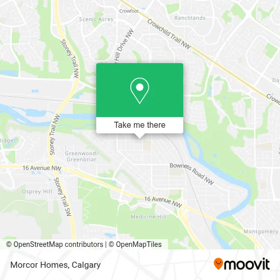 Morcor Homes map