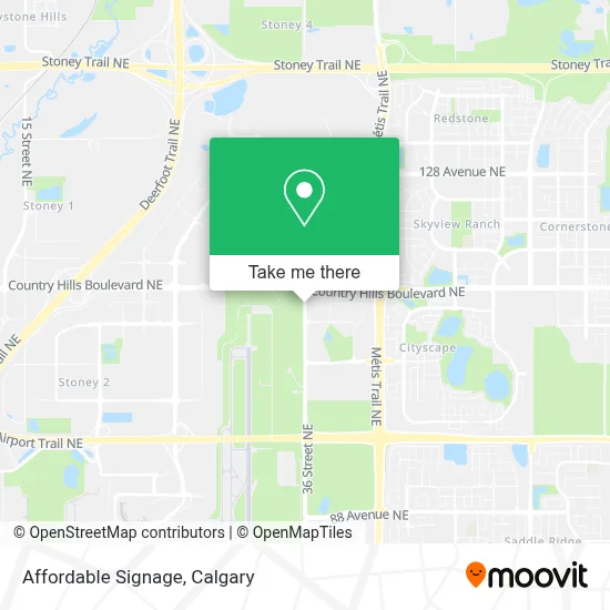 Affordable Signage map