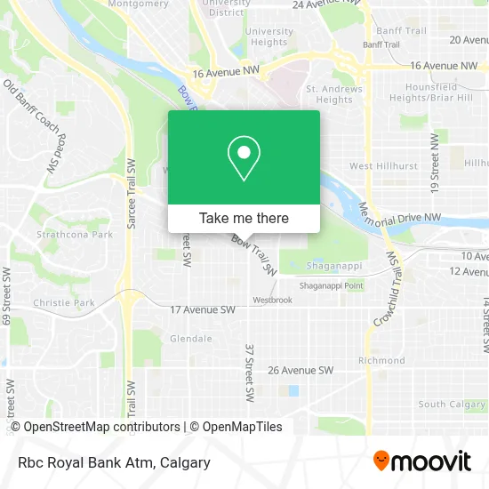 Rbc Royal Bank Atm map