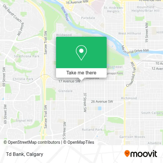 Td Bank map