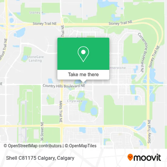 Shell C81175 Calgary map