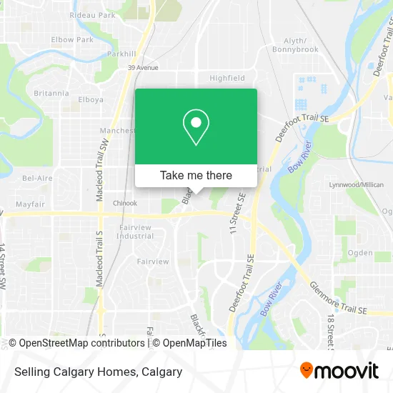 Selling Calgary Homes map