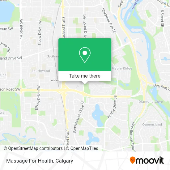 Massage For Health map