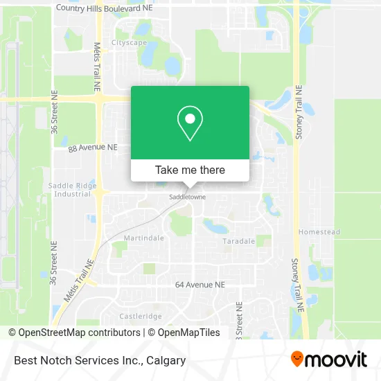 Best Notch Services Inc. map