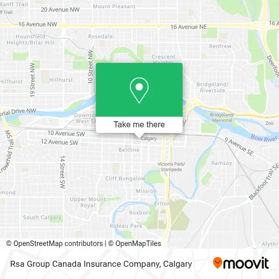 Rsa Group Canada Insurance Company map