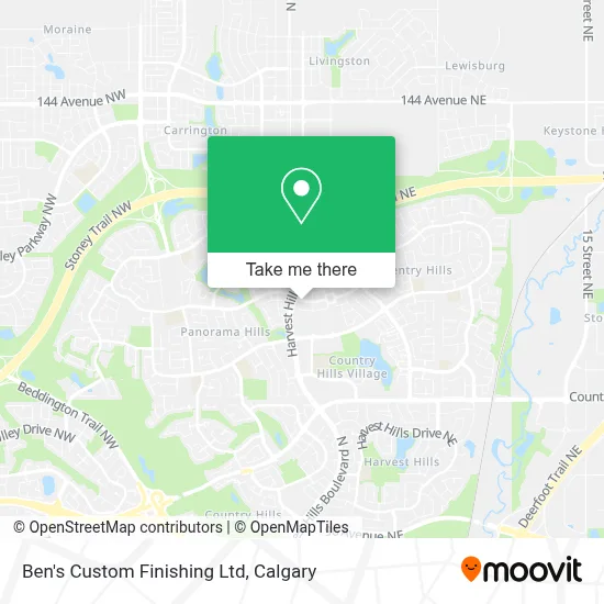Ben's Custom Finishing Ltd map