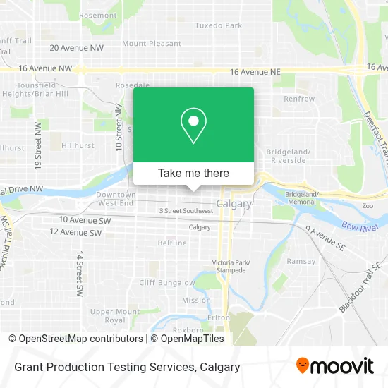 Grant Production Testing Services map