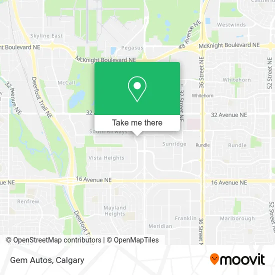 Gem Autos map