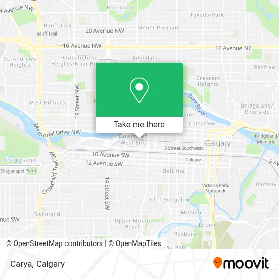 Carya map