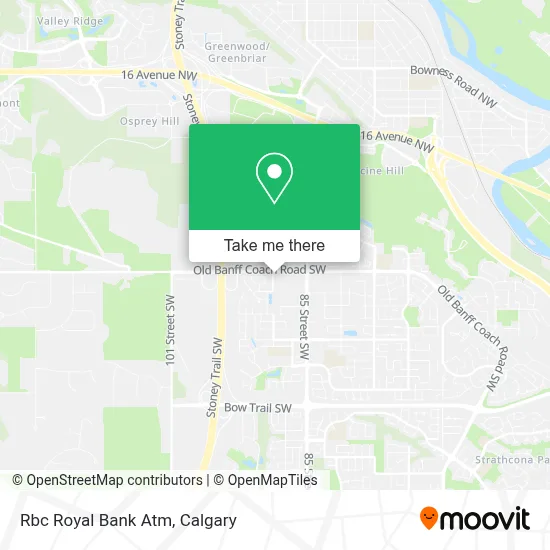 Rbc Royal Bank Atm map