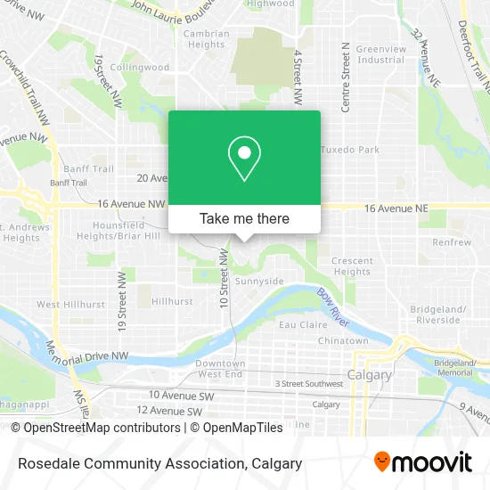 Rosedale Community Association map