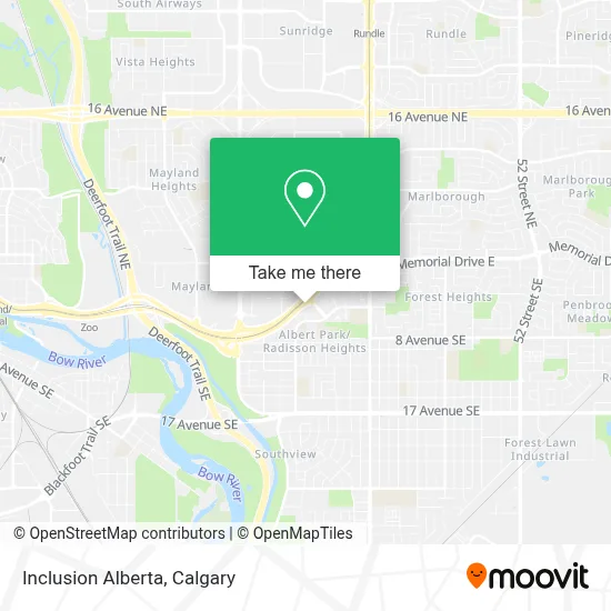 Inclusion Alberta map