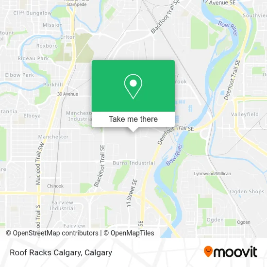 Roof Racks Calgary map