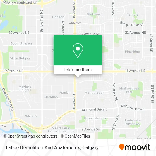 Labbe Demolition And Abatements map