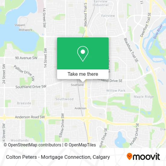Colton Peters - Mortgage Connection map