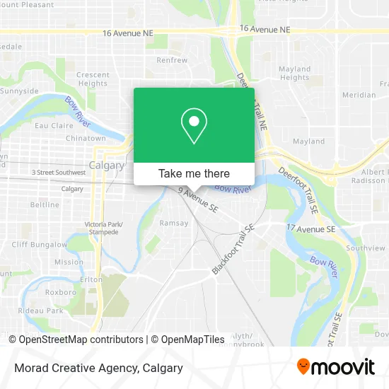 Morad Creative Agency map