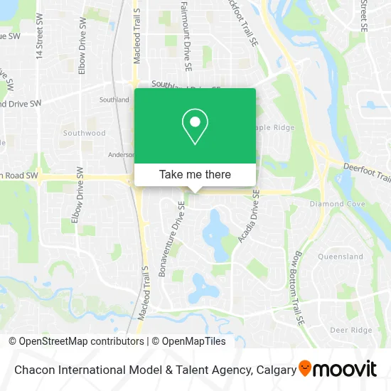 Chacon International Model & Talent Agency map