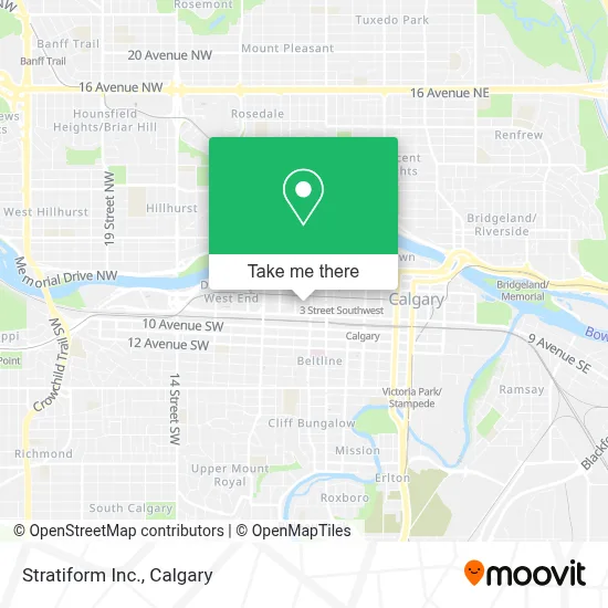 Stratiform Inc. map