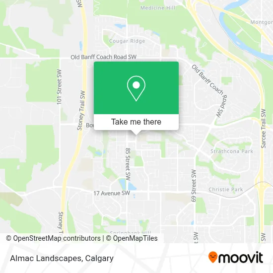 Almac Landscapes map