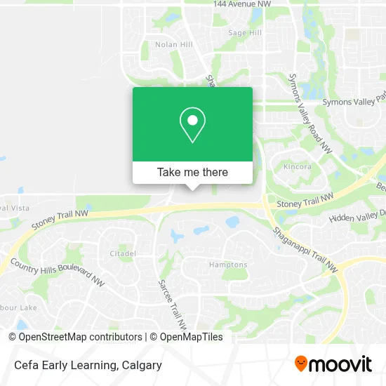 Cefa Early Learning map