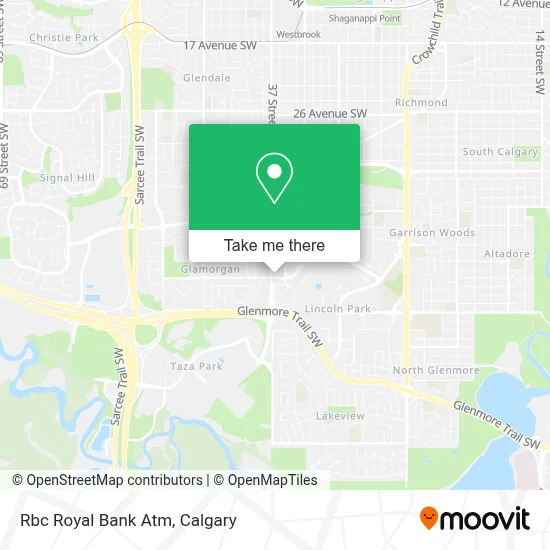 Rbc Royal Bank Atm map