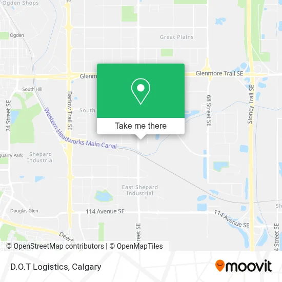 D.O.T Logistics map
