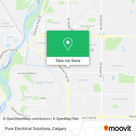 Pure Electrical Solutions map