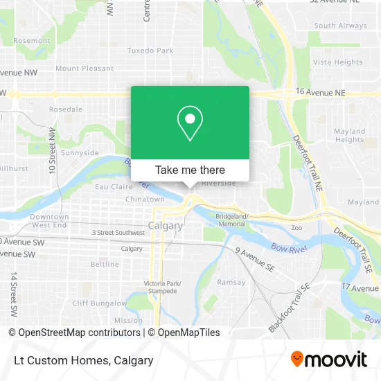 Lt Custom Homes map