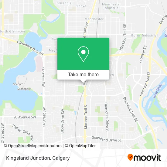 Kingsland Junction map