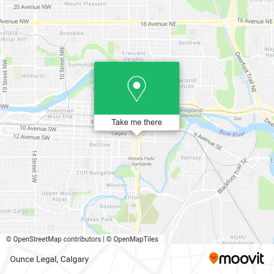 Ounce Legal map