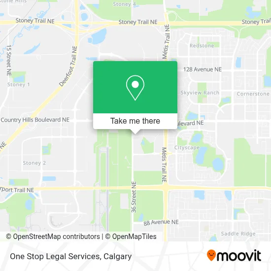 One Stop Legal Services map