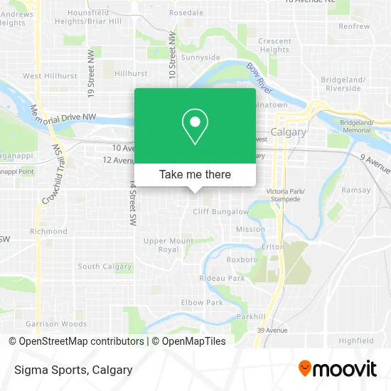 Sigma Sports map