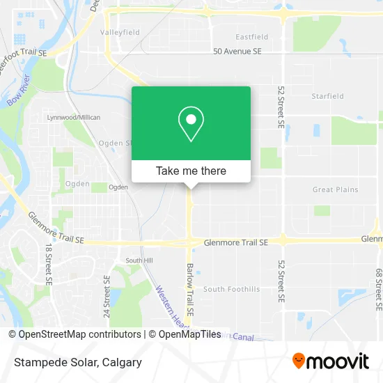 Stampede Solar map