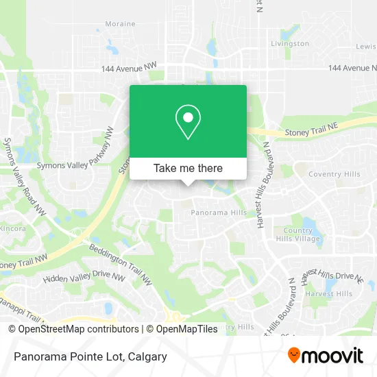 Panorama Pointe Lot map