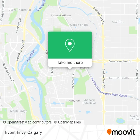Event Envy map