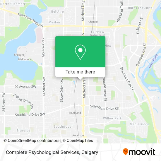 Complete Psychological Services map
