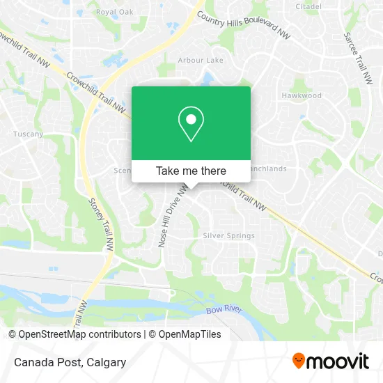 Canada Post map