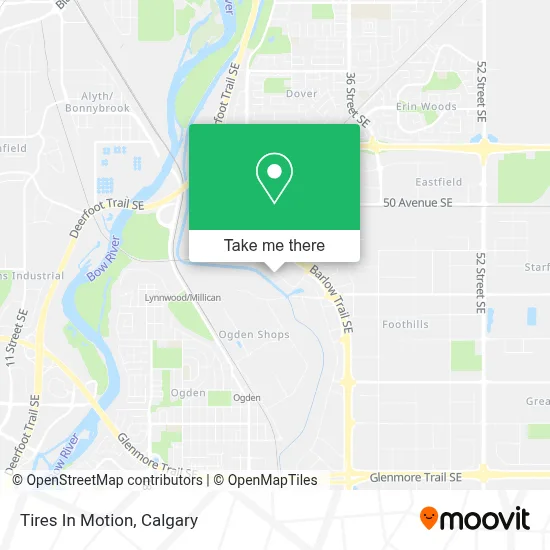 Tires In Motion map