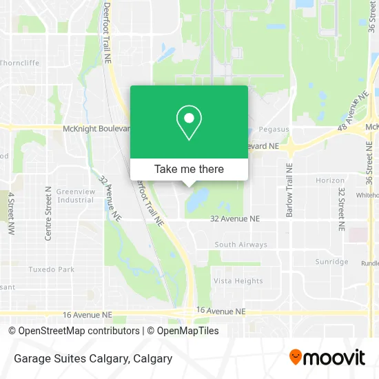 Garage Suites Calgary map