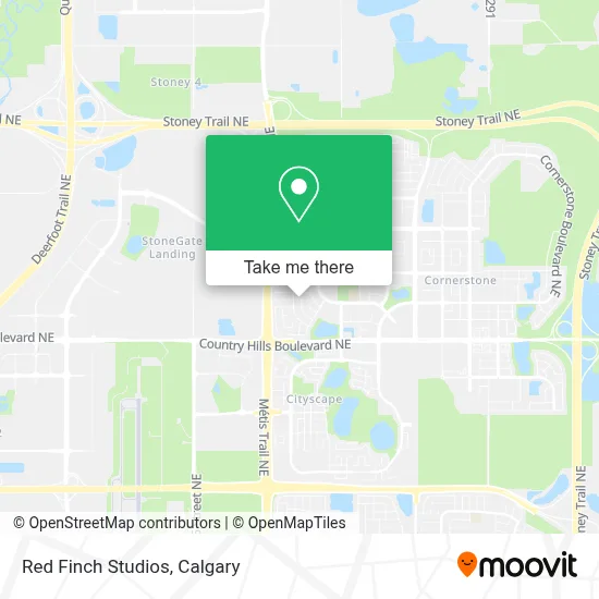 Red Finch Studios map