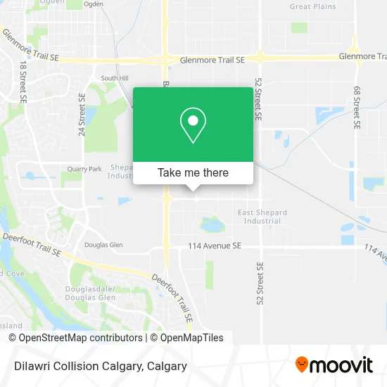 Dilawri Collision Calgary map