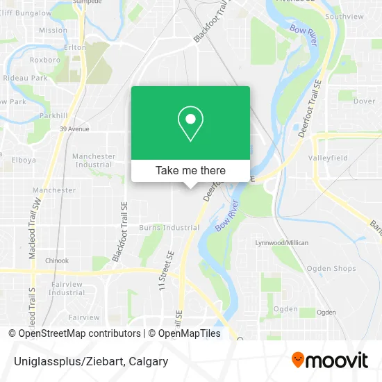 Uniglassplus/Ziebart map