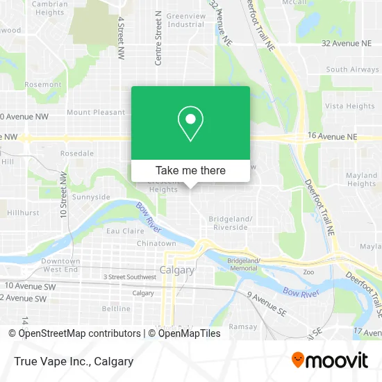 True Vape Inc. map