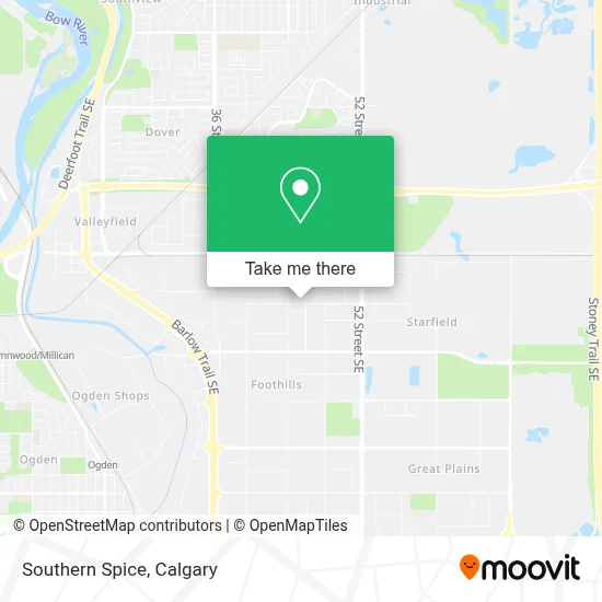 Southern Spice map