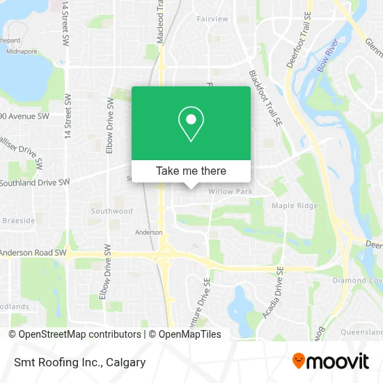 Smt Roofing Inc. map