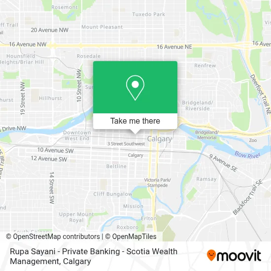 Rupa Sayani - Private Banking - Scotia Wealth Management map