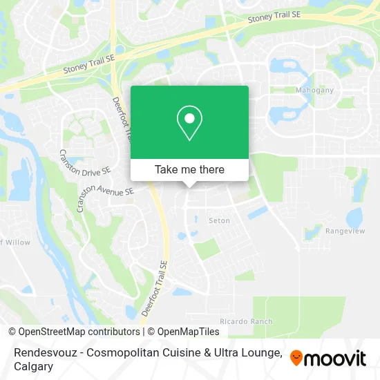 Rendesvouz - Cosmopolitan Cuisine & Ultra Lounge map